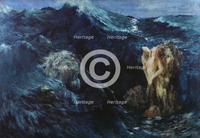 Charybdis and Scylla, 1894. Creator: Ernest Cornelis Ary Renan.