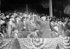Chas. Hyde opens American B.B. season, 1911. Creator: Bain News Service