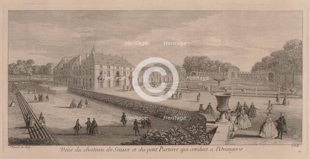 Chateau and Garden of Seaux. Creator: Jacques Rigaud (French, 1681-1754).