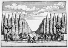 Chateau and garden design, 1664. Artist: Georg Andreas Bockler