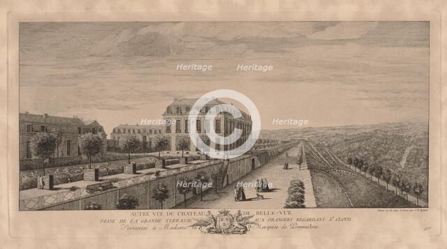 Chateau Bellevue. Creator: Jacques Rigaud (French, 1681-1754).