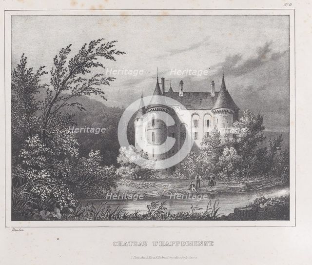 Château d'Happegienne, 1830-60. Creator: Anon.