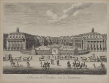 Château de Versailles in 1682, 1682. Creator: Anonymous