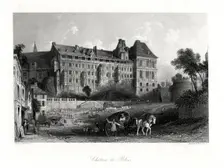 Chateau de Blois, Loire Valley, France, 1875.Artist: J Carter