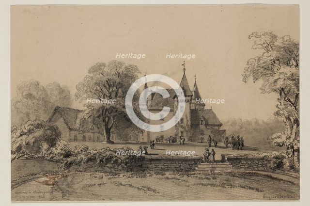 Chateau de Chabrignac, 19th century. Creator: Eugene Edouard Soules.