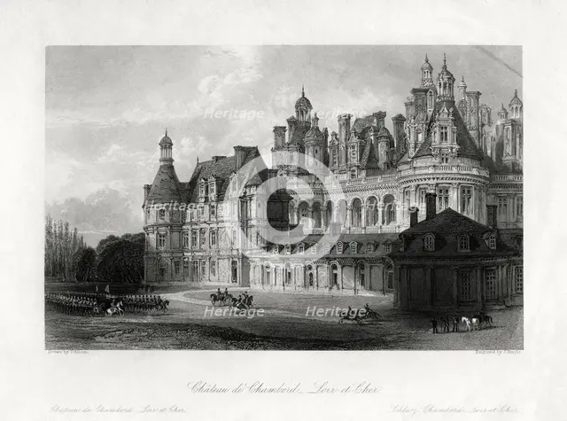 'Chateau de Chambord, Loir-et-Cher', France, 1875. Artist: James Tingle