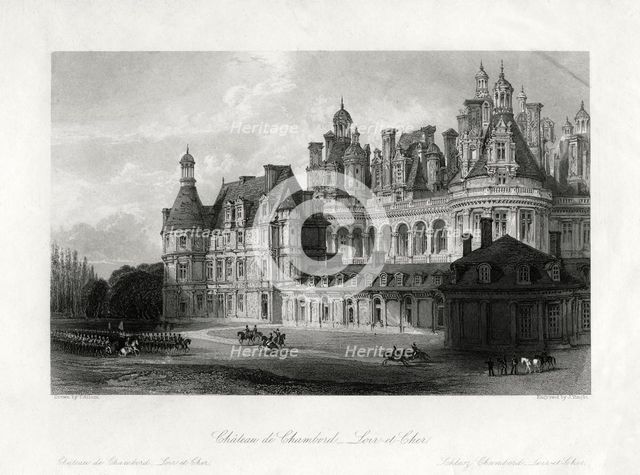 'Chateau de Chambord, Loir-et-Cher', France, 1875. Artist: James Tingle