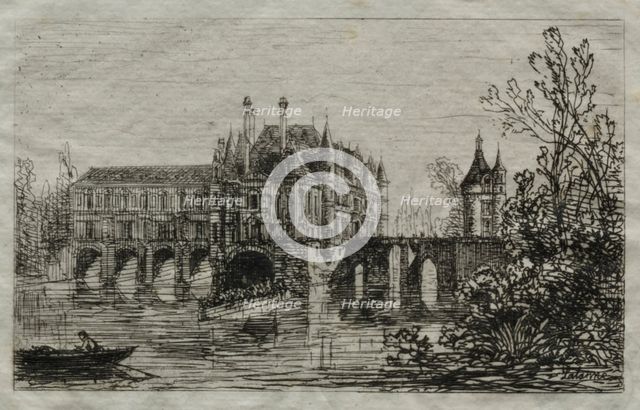 Château de Chenonceau. Creator: Maxime Lalanne (French, 1827-1886).