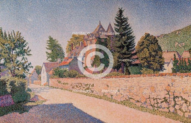 Château de Combolez, 1887. Creator: Paul Signac.