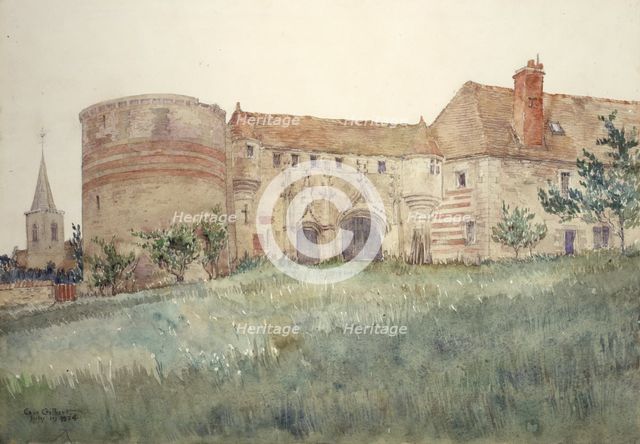 Chateau de l'Houblouniere, 1924. Creator: Cass Gilbert.