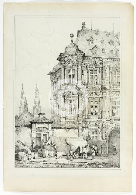 Chateau de Martinsbourg, Mayence, 1833. Creator: Samuel Prout.