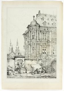 Chateau de Martinsbourg, Mayence, 1833. Creator: Samuel Prout