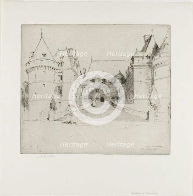 Château de Meanieres, 1905. Creator: Charles John Watson.