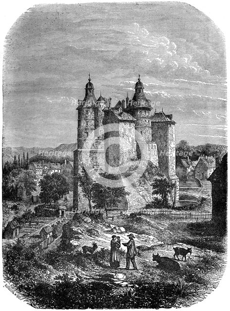Chateau de Montbeliard (Castle of Montbeliard), France, 1882-1884. Artist: Alexandre de Bar