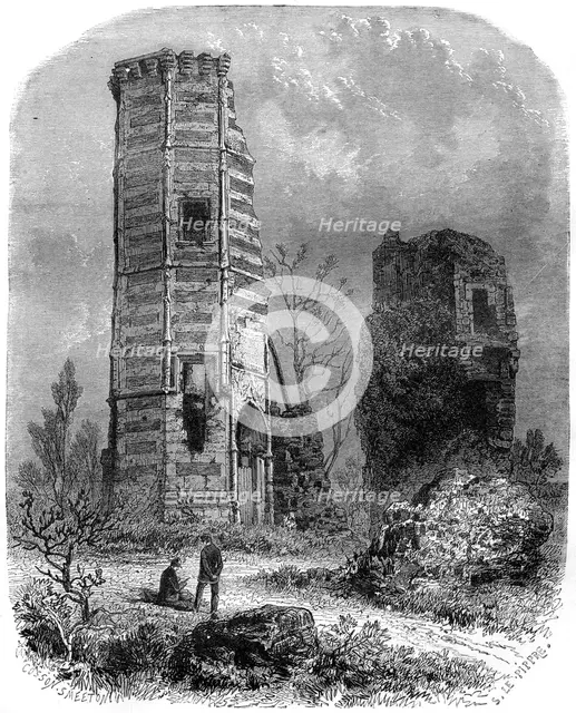 Chateau de Montfort (Montfort-l'Amaury), France, 1882-1884.Artist: S le Pippre