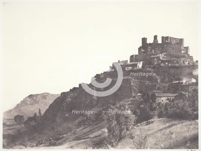 Chateau de Murol en Auvergne, 1852, printed 1978. Creator: Edouard Baldus.
