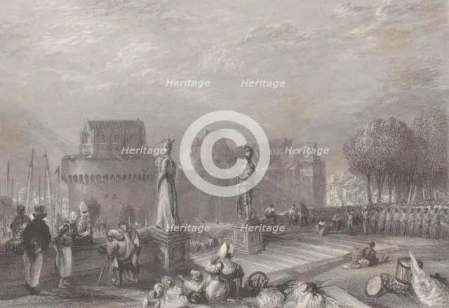 Chateau de Nantes, 1833. Creators: JMW Turner, William Miller.