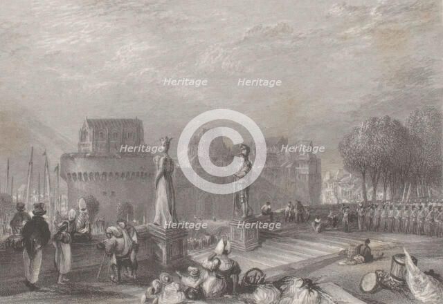 Chateau de Nantes, 1833. Creators: JMW Turner, William Miller.