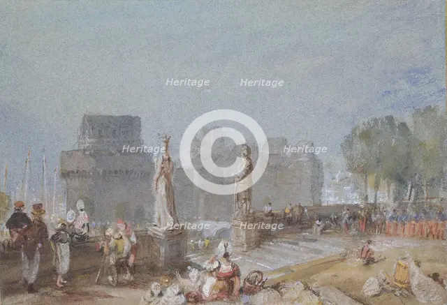 Chateau de Nantes, c1830. Artist: JMW Turner.