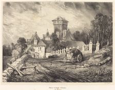 Château de Pesteil à Polminhac, 1832. Creator: Eugene Isabey
