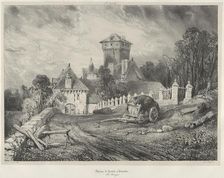 Château de Pesteil à Polminhac, 1832. Creator: Godefroy Engelmann