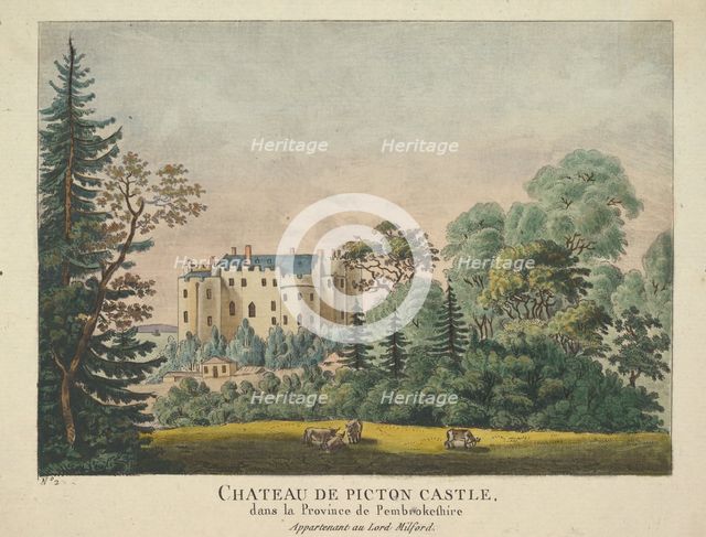 Chateau de Picton Castle, 1735-43. Creator: Unknown.