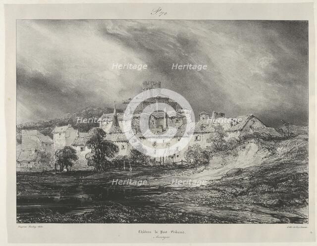 Château de Pont-Gibaud, 1830. Creator: Godefroy Engelmann.