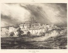 Château de Pont-Gibaud. Creator: Eugene Isabey