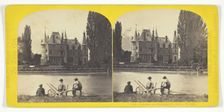 Chateau de Rougemont, Thun, Suisse, 1850/96. Creator: William England