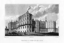 Chateau de Saint Germain en Laye, Paris, c1830. Artist: MJ Starling