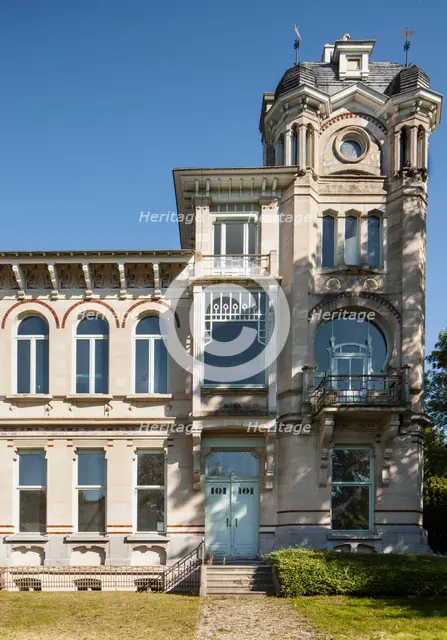 Chateau Delune, 86 Avenue Franklin Roosevelt, Brussels, Belgium, c2014-2017.  Artist: Alan John Ainsworth.