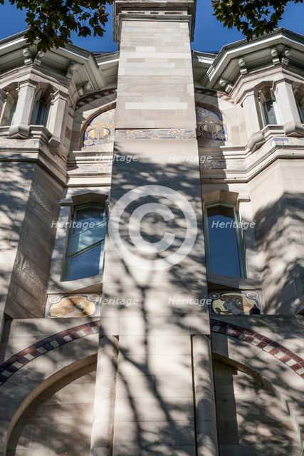 Chateau Delune, 86 Avenue Franklin Roosevelt, Brussels, Belgium, c2014-2017.  Artist: Alan John Ainsworth.