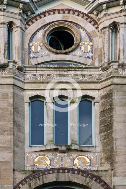 Chateau Delune, 86 Avenue Franklin Roosevelt, Brussels, Belgium, c2014-2017.  Artist: Alan John Ainsworth.