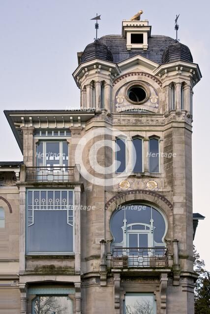 Chateau Delune, 86 Avenue Franklin Roosevelt, Brussels, Belgium, c2014-2017.  Artist: Alan John Ainsworth.