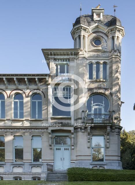 Chateau Delune, 86 Avenue Franklin Roosevelt, Brussels, Belgium, c2014-2017.  Artist: Alan John Ainsworth.