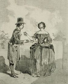 Château des fleurs, 1856. Creator: Félicien Rops