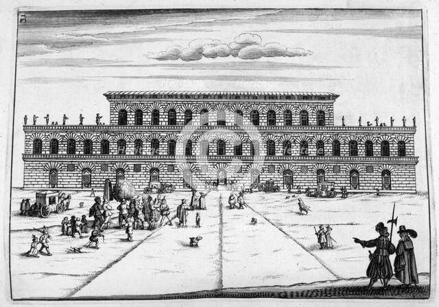 Chateau design, 1664. Artist: Georg Andreas Bockler