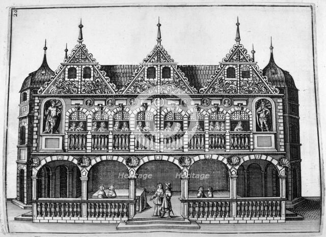 Chateau design, 1664. Artist: Georg Andreas Bockler