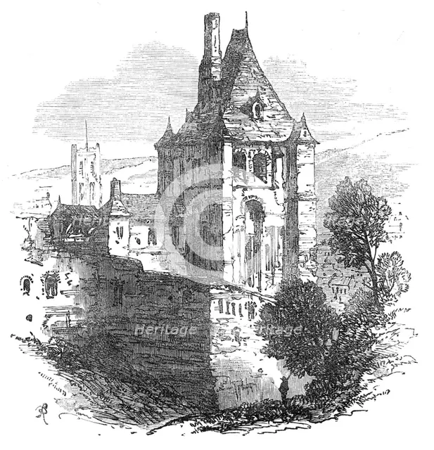 Chateau, Dieppe, 1871. Creator: S Read.