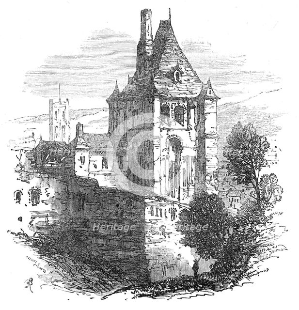 Chateau, Dieppe, 1871. Creator: S Read.