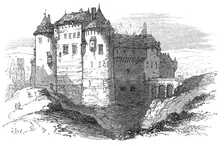 Chateau, Dieppe, 1871. Creator: S Read
