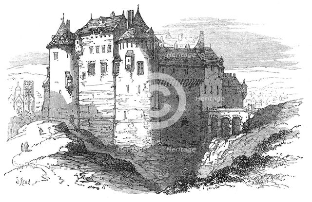 Chateau, Dieppe, 1871. Creator: S Read.