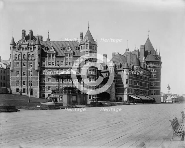 Chateau Frontenac, Quebec, between 1890 and 1901. Creator: Unknown.