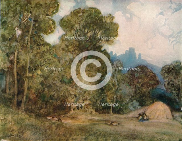 Chateau Gaillard, c1864-1906, (1906). Artist: Alfred Edward East