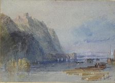 Chateau Hamelin, between Oudon and Ancenis, c1830. Artist: JMW Turner