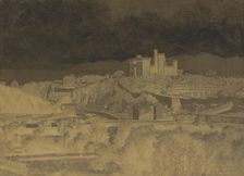 Chateau of Vallambrosa, Cannes, c. 1852. Creator: Charles Nègre