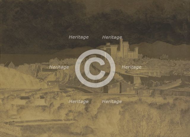 Chateau of Vallambrosa, Cannes, c. 1852. Creator: Charles Nègre.