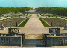 Chateau of Vaux-Le-Vicomte, Maincy, Seine-et-Marne, France, 1925. Creator: Frances Benjamin Johnston