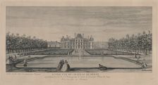 Chateau of Berny from the Gardens. Creator: Jacques Rigaud (French, 1681-1754)