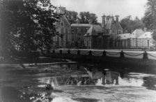 Chateau of Courances, Courances, Seine et Marne, France, 1925. Creator: Frances Benjamin Johnston